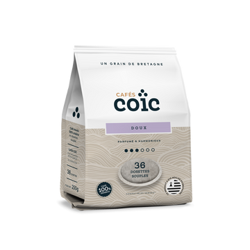 Café "Doux" en dosettes souples